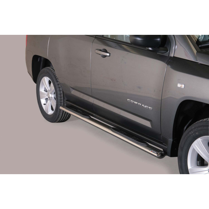 Oválne bočné nášľapy Jeep Compass 2011 - 2016 GPO/298
