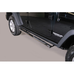 Oválne bočné nášľapy Jeep Wrangler 2011- GPO/296