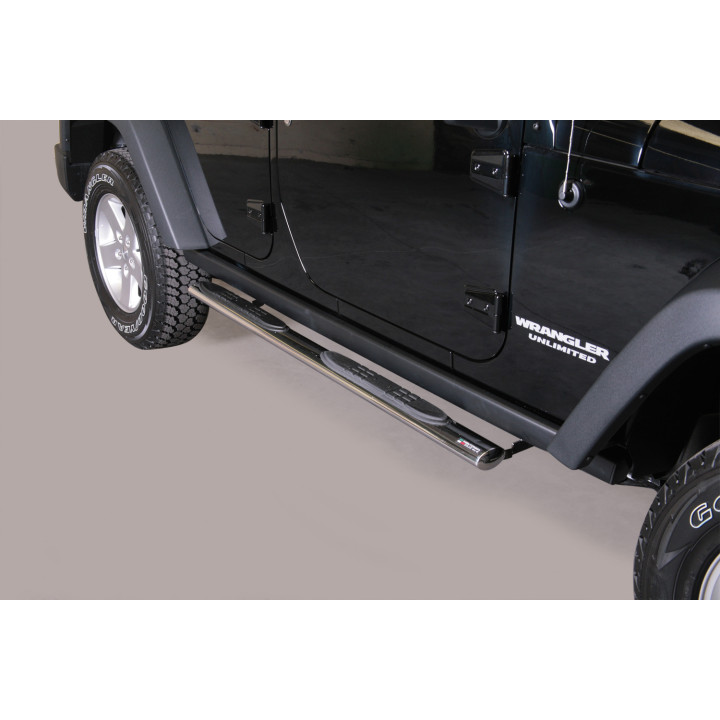 Oválne bočné nášľapy Jeep Wrangler 2011- GPO/296