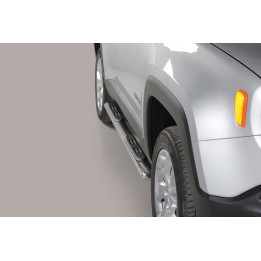 Oválne bočné nášľapy Jeep Renegade 2014-2017 GPO/376