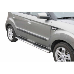 Oválne bočné nášľapy Kia Soul 2009 - 2013 GPO/243