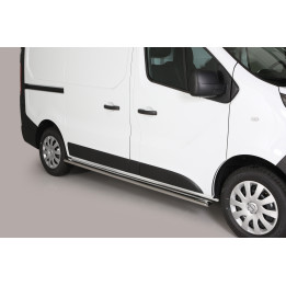 Oválne bočné ochranné rámy Nissan NV 300 2017- TPSO/425/SWB