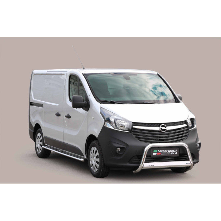 Oválne bočné ochranné rámy 2014 - 2018 Opel Vivaro SWB TPSO/382