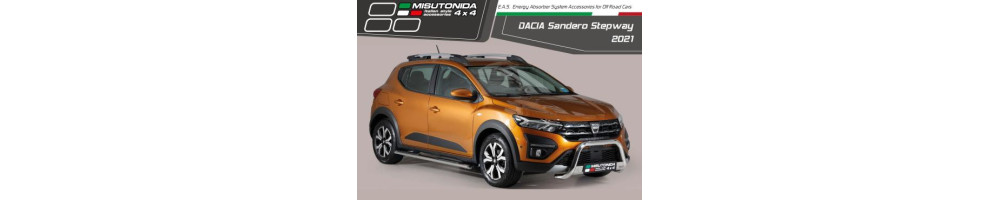Misutonida predné rámy a nášľapy pre vozidlá  Dacia Sandero Stepway 2021-